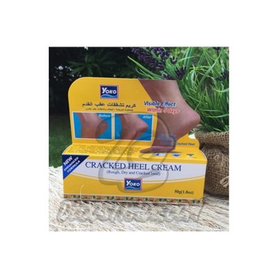 Крем для лечения трещин и сухости стоп от Yoko, Cracked Heel Cream, 50 гр