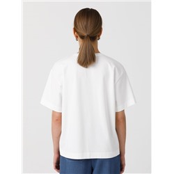 Футболка белая с принтом