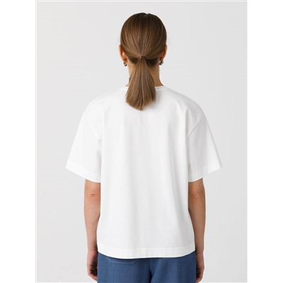 Футболка белая с принтом