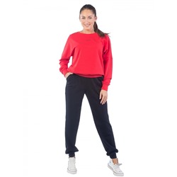Костюм из футера Influencer ФК1449П5 красный