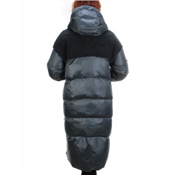 Y21636 DK. GRAY Пальто женское зимнее MEIYEE (200 гр. холлофайбера)