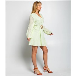 Платье #ОКТ085007, фисташковый