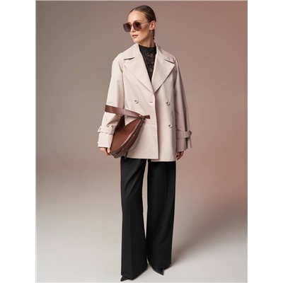 Плащ женский светло-бежевый