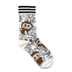Носки р.35-40 "Trends" Лабубу на белом