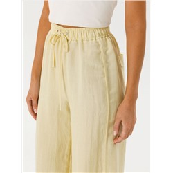 Брюки на эластичном поясе в цвете лайм