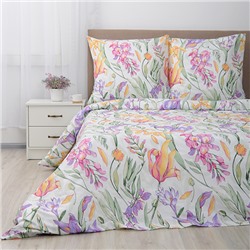КПБ Simple Life 2,0 спальный, бязь, 100 % хлопок, пл. 120 гр./кв.м., Floral (Флорал) Пододеяльник 177*217, простыня 180*217, наволочка 70*70 (2 шт.)