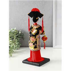 Кукла коллекционная «Китаянка в национальном платье с китайским фонариком», 32×12.5×12.5 см, МИКС