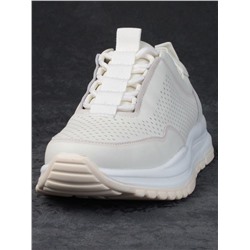 05-PDL250-2 LT. BEIGE Кроссовки женские (натуральная кожа)