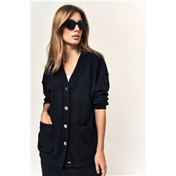 LeNata 21351 черный, Кардиган,  Юбка