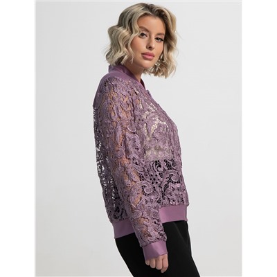 Жакет кружевной Индола (сиреневый) Б15325-3М