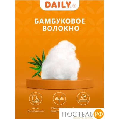DAILY by T БАМБУК Стеганый Hамат-к 180х200,1пр;микрофибра/бамбук/полиэф.вол