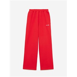 Брюки спортивные прямого кроя 0099, красный