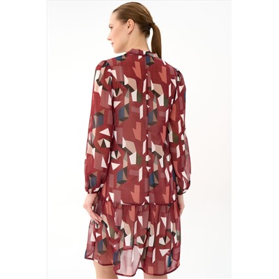 Платье Нежный акцент  – 2 (красный)