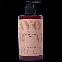 Жидкое крем-мыло Savon Crème серии Soft life «SOFT» с экстрактом овса 450 мл