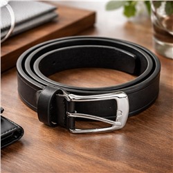 Ремень для джинс и платья черный, арт.007.363