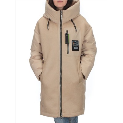 C1062 BEIGE Куртка зимняя женская (200 гр. холлофайбера)