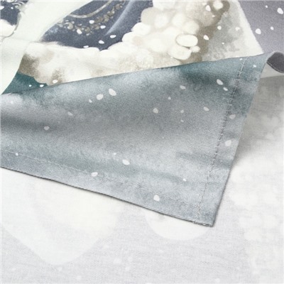 Полотенце кухонное новогоднее «Этель. Мгновения зимы», 40×73 см, 100% хлопок, саржа 190 г/м²