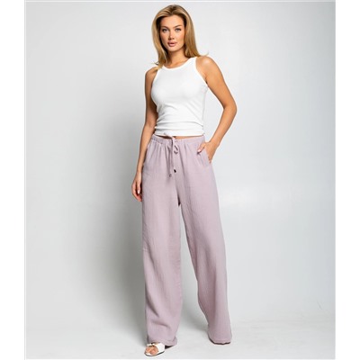 Брюки #ОКТ095004, светло-сиреневый