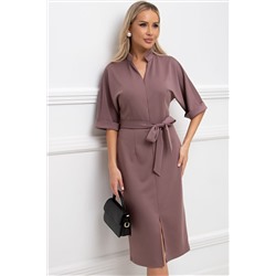 Платье миди трикотажное с поясом Этерия №1