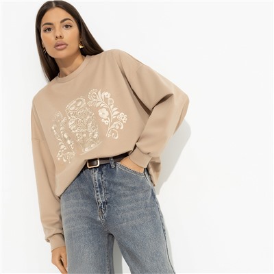 Свитшот с вышивкой, Зажжем сегодня!