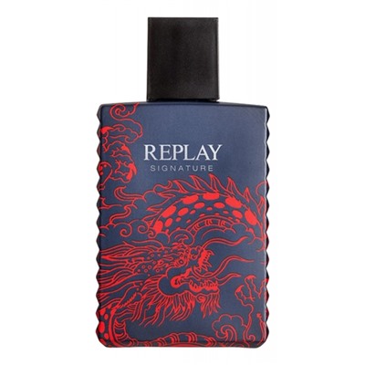 REPLAY SIGNATURE RED DRAGON edt (m) 100ml TESTER