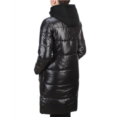 2193 BLACK Куртка зимняя женская AIKESDFRS (200 гр. холлофайбера)