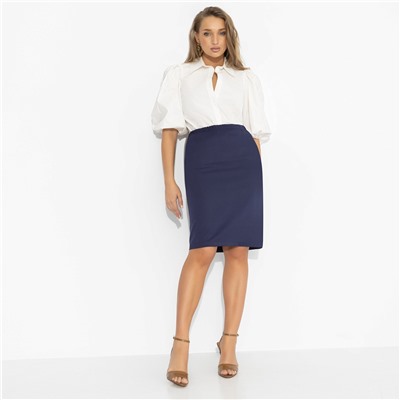 Юбка‑карандаш, Говори телом (синяя)