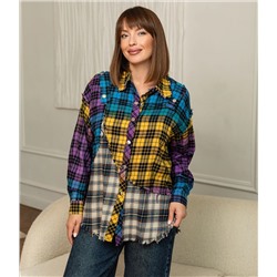 Рубашка #КТ36386, фиолетовый