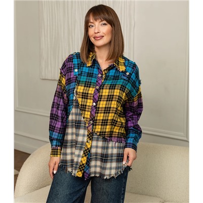 Рубашка #КТ36386, фиолетовый