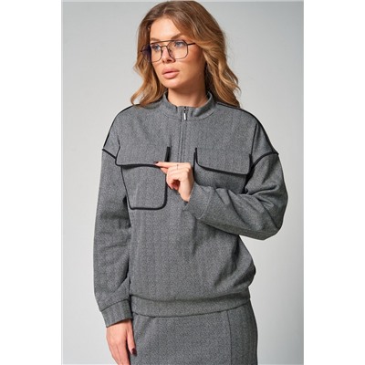 Laikony L-373 серый, Юбка,  Джемпер