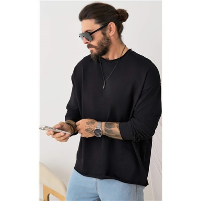 Лонгслив F521-1002 black