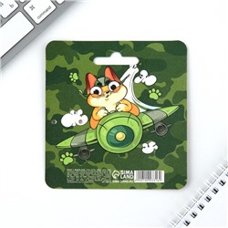 Подарочный набор, блокнот 32 листа и фигурная ручка «Настоящий герой, пуля»