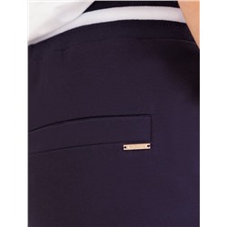 Брюки прямые со стрелками из премиального футера двухнитки с эластаном