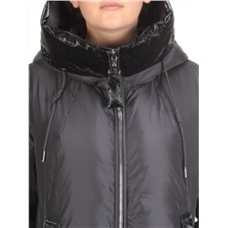 22607 BLACK Пальто зимнее женское SOFT FEATHERS (200 гр. био-пух)