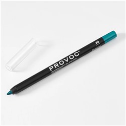 Provoc Гелевый карандаш-подводка для глаз водостойкий / Semi Permanent Gel Eye Liner №78 Enchanting, цвет морской волны темный