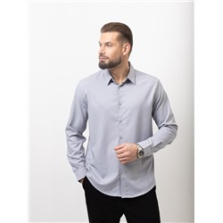 004J Мужская рубашка JenTa светло-серый