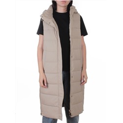 817 BEIGE Жилет утепленный зимний женский (150 гр. холлофайбер)