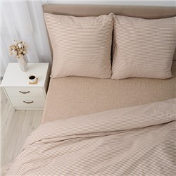 КПБ Simple Life 2,0 спальный, бязь, 100 % хлопок, пл. 120 гр./кв.м., Stripe (Страйп) Пододеяльник 177*217, простыня 180*217, наволочка 70*70 (2 шт.)
