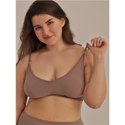 Топ на регулируемых бретелях с чашечками коллекция Plus Size