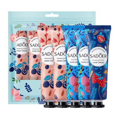 SADOER Набор кремов для рук, 5шт*30г.