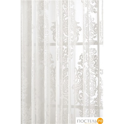 CASSIA МАДРИД экрю Тюль на шт.ленте 500х270,1пр.,плстр.
