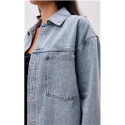 Куртка джинс F412-1249 l.blue