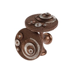 Держатель для штор CAPPIO KS038, d=11 см, цвет бронза с серебром, 2 шт.