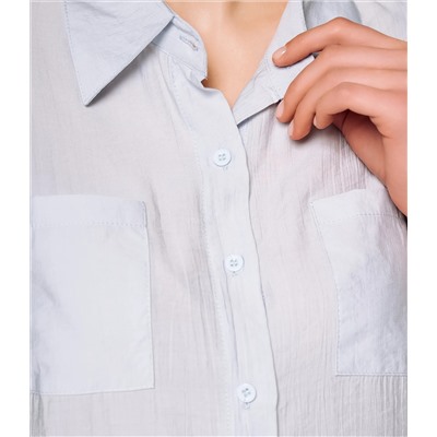 Рубашка #КТ807 (5), серо-голубой