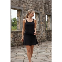 Костюм женский вязаный с топом и юбкой Ч Арт. 10627