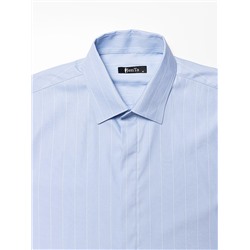 006J Мужская рубашка JenTa голубой
