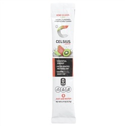 Celsius, Live Fit, киви и гуава, лайм, 14 пакетиков, по 5,31 г (0,19 унции)