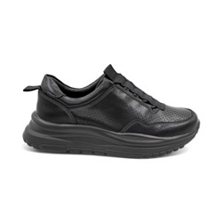 Кроссовки из натуральной кожи PDL250-5 черные