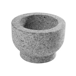 Ступка из гранита Axentia, с пестиком, 11 см, d=15 см