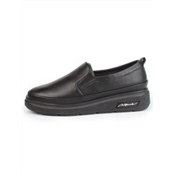 03-5319 BLACK Полуботинки женские (натуральная кожа)